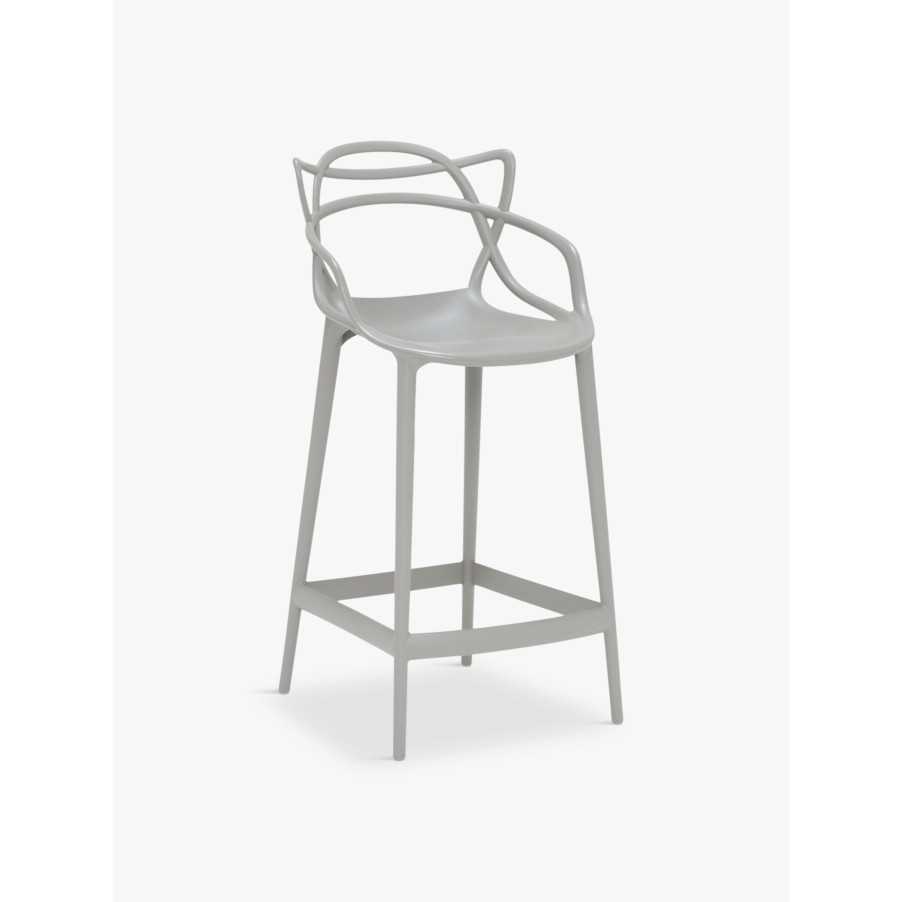 Barker and Stonehouse Kartell Masters Counter Stool Grey - image 1