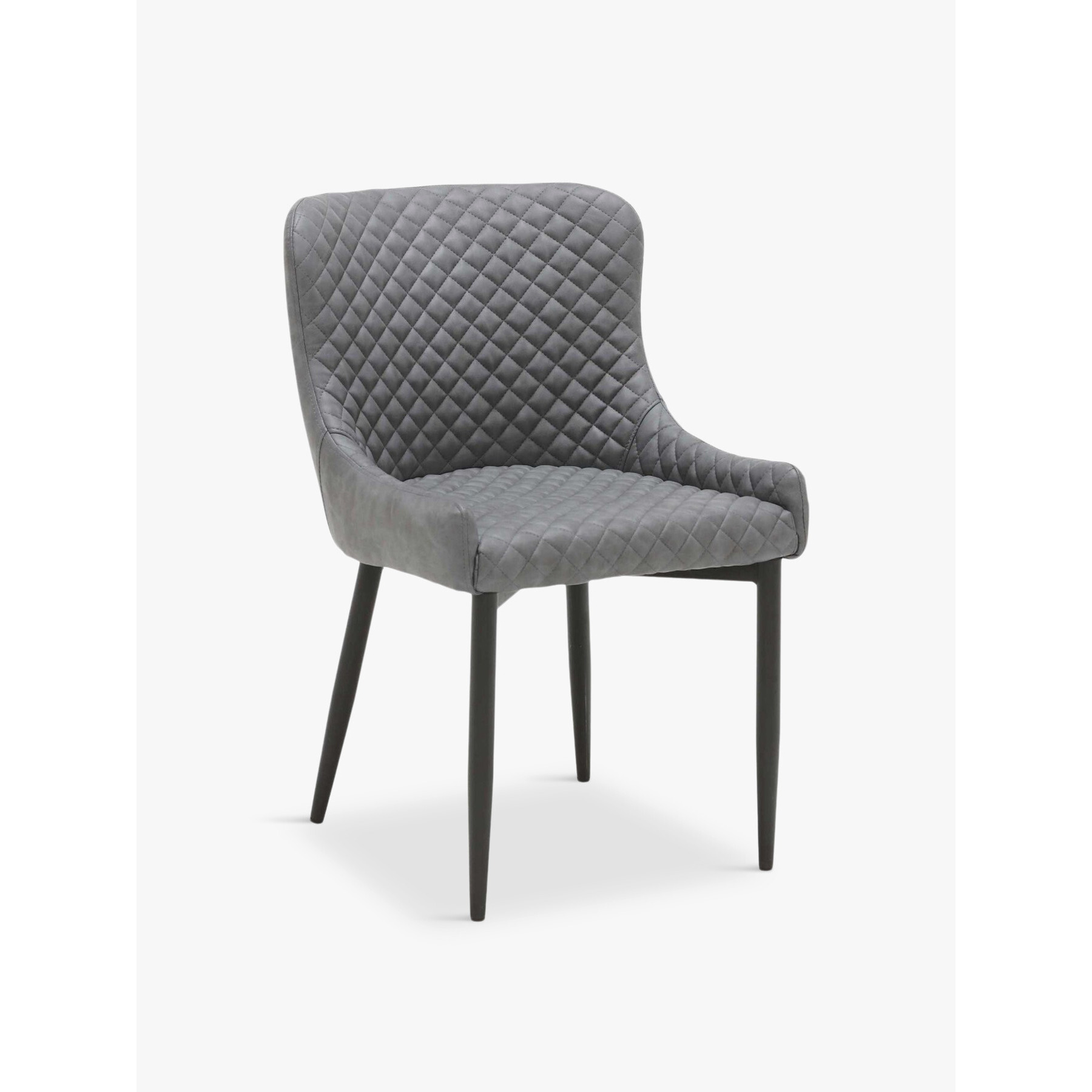 Barker and Stonehouse Rivington Upholstered Dining Armchair Grey - image 1