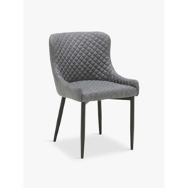 Barker and Stonehouse Rivington Upholstered Dining Armchair Grey - thumbnail 1