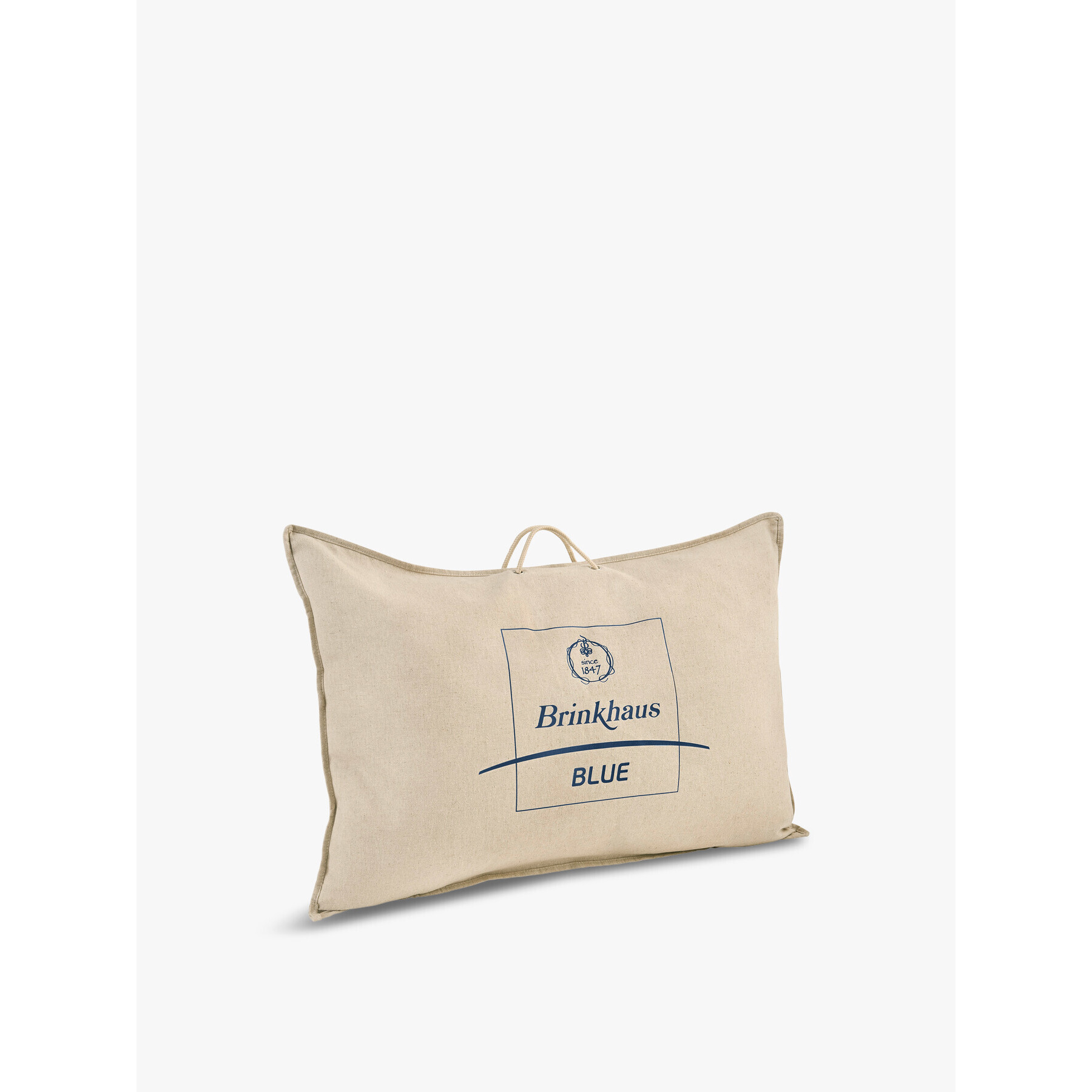 Brinkhaus Blue Down Square Firm Pillow White - image 1