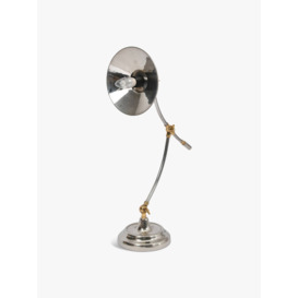 Libra Interiors Haku Brass and Steel Adjustable Table Lamp - Size 52x52x23 Brass/Silver - thumbnail 1
