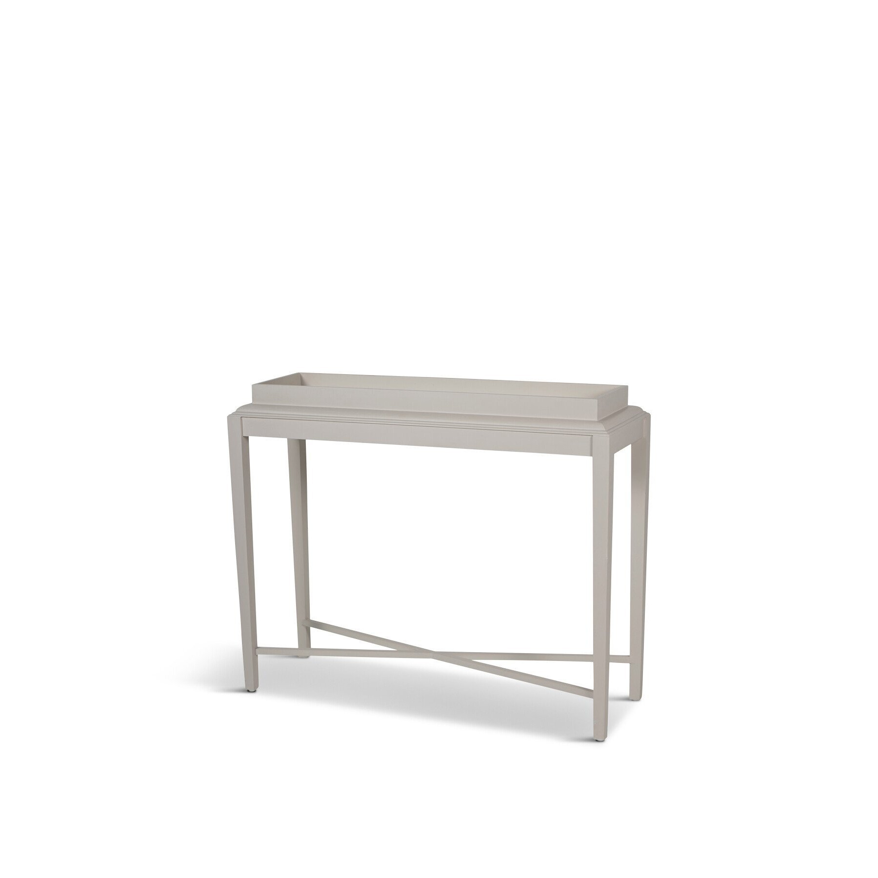 Laura Ashley Dove Grey Northall Console Table - Size 107x86x36 - image 1