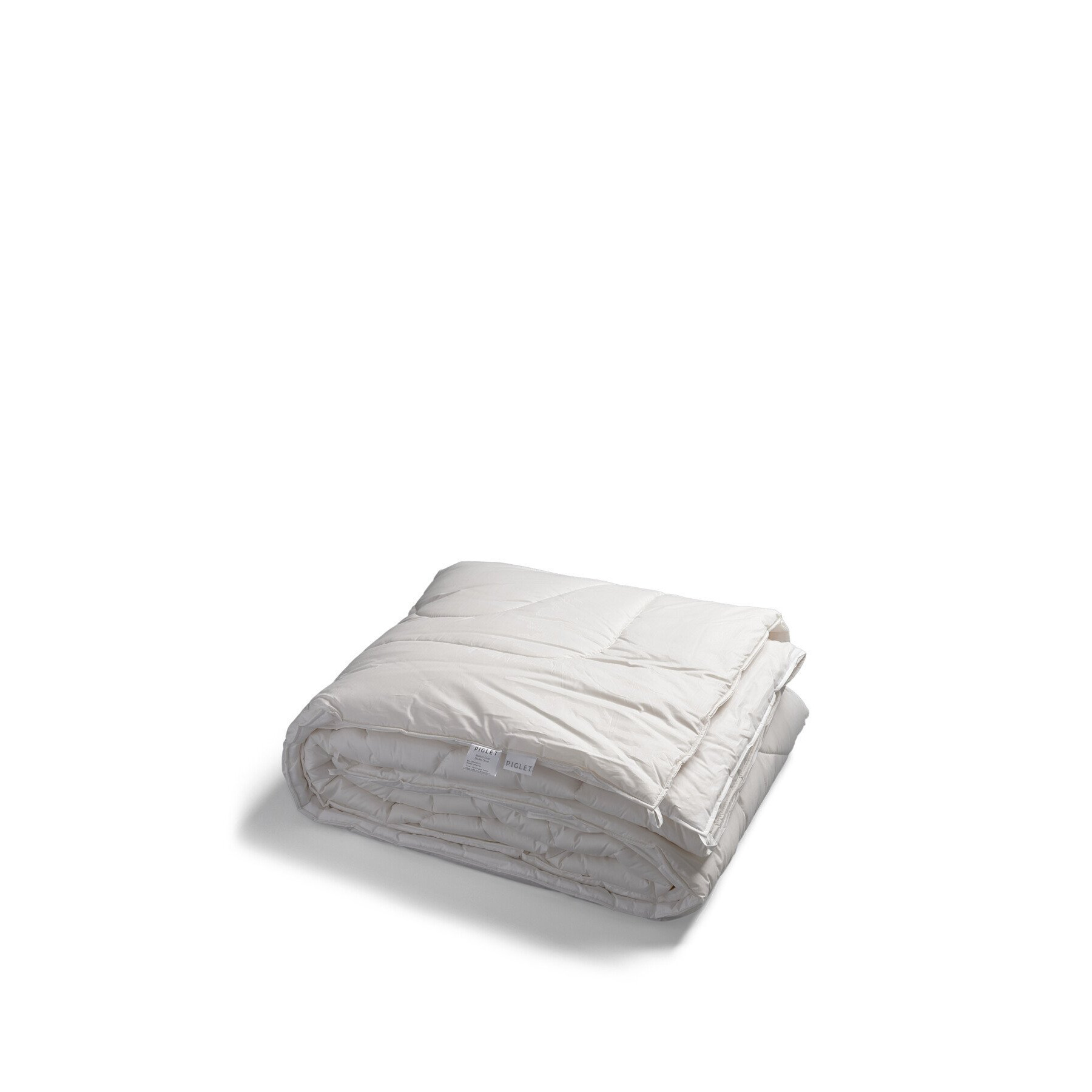 Piglet in Bed Wool Duvet Medium Weight - Size Double White - image 1