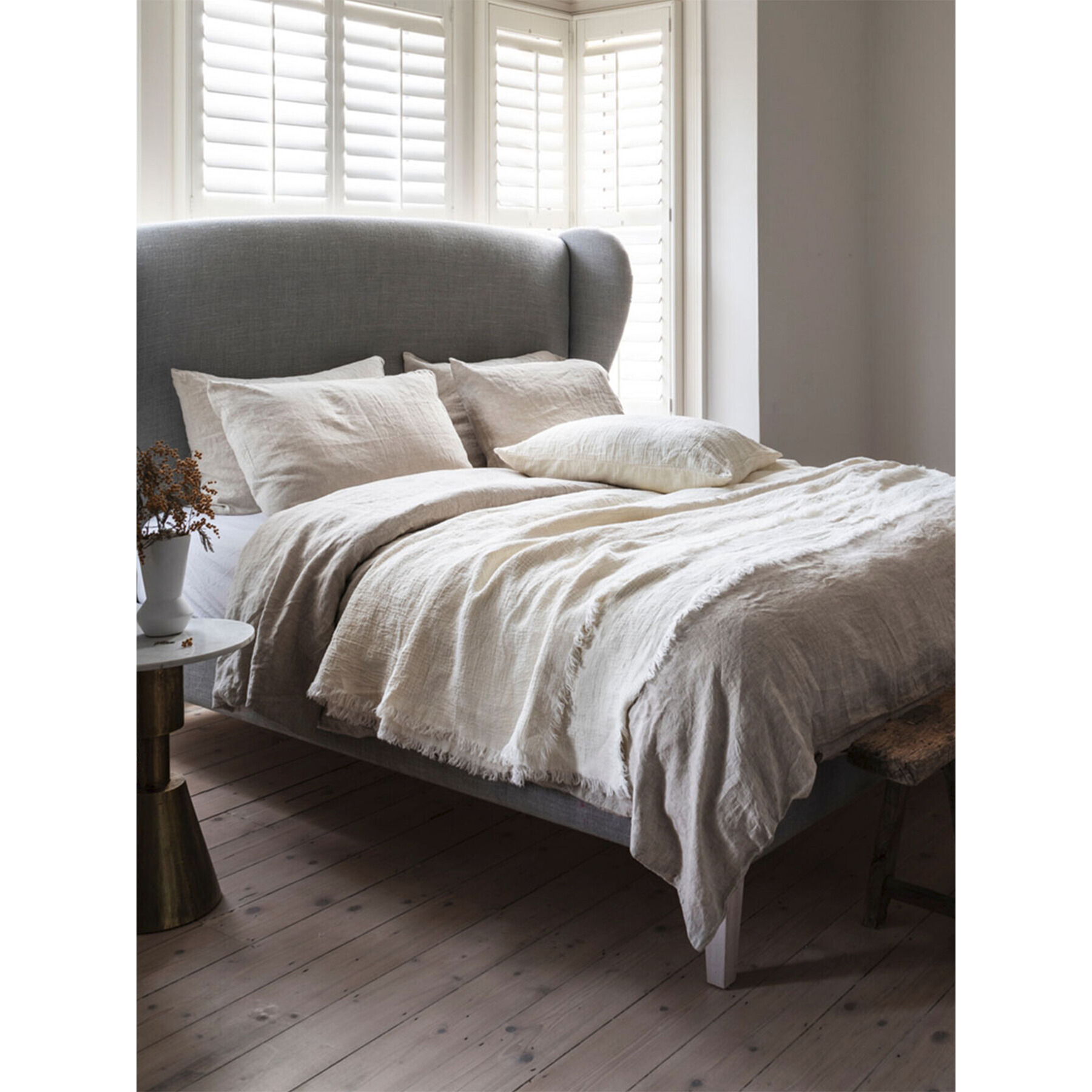 Piglet in Bed Linen Flat Sheet - Size Single Neutral - image 1