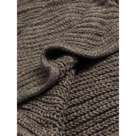 Madison Knit Throw 130 x 170cm Beige Green - thumbnail 2