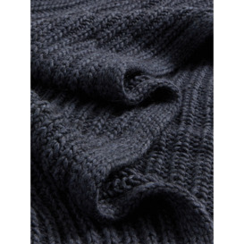 Madison Knit Throw 130 x 170cm Grey Blue - thumbnail 2