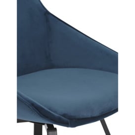 Barker and Stonehouse Beckton Dining Chair Blue - thumbnail 2