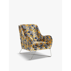 Barker and Stonehouse Ashton Accent Chair Yellow - thumbnail 1