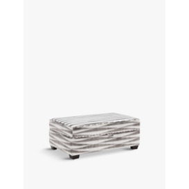 Barker and Stonehouse Borelly Storage Footstool Grey