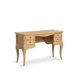Barker and Stonehouse Cecile Light Wood French Style Dressing Table Neutral