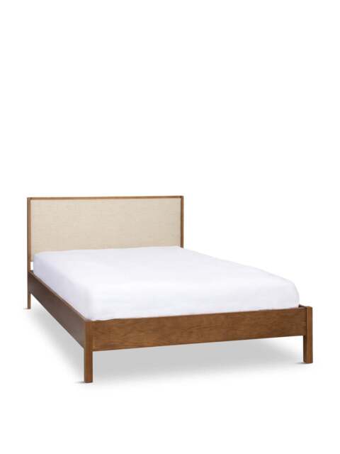Heal's Marna King Size Bed in Cream, Linen