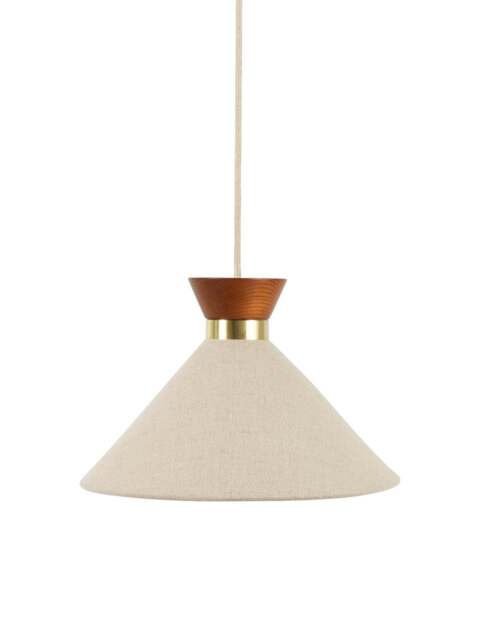 Heal's Osaka Pendant Walnut Small in Dark Wood - image 1