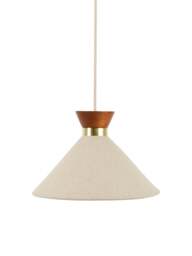 Heal's Osaka Pendant Walnut Small in Dark Wood - thumbnail 1