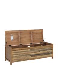 Barker and Stonehouse Charlie Reclaimed Wood Large Rectangular Blanket Box in Reclaimed Oakland Finish - thumbnail 3