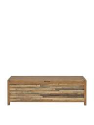 Barker and Stonehouse Charlie Reclaimed Wood Large Rectangular Blanket Box in Reclaimed Oakland Finish - thumbnail 2