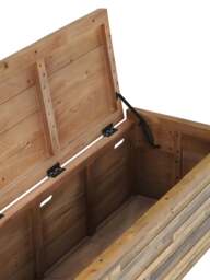 Barker and Stonehouse Charlie Reclaimed Wood Large Rectangular Blanket Box in Reclaimed Oakland Finish - thumbnail 4