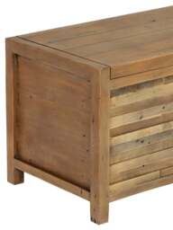 Barker and Stonehouse Charlie Reclaimed Wood Large Rectangular Blanket Box in Reclaimed Oakland Finish - thumbnail 5