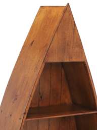 Barker and Stonehouse Villiers Reclaimed Wood Boat Bookcase in Reclaimed Pine - thumbnail 4