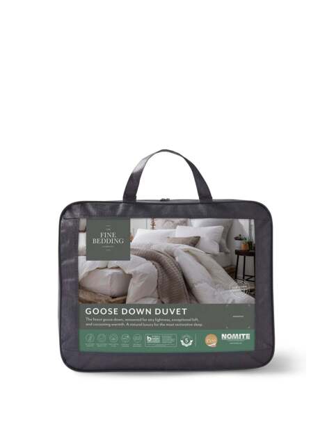 Trendsetter Goose Down Duvet 13.5 Tog in White, Size Double - image 1