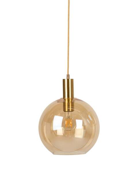 Heal's Kyoto Pendant in Gold, Glass, Size Round