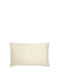 Bedeck of Belfast Fine Linens 400 Thread Count Sateen Plain Dye Cover Set White in Chalk, Cotton, Size King - thumbnail 2