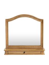 Barker and Stonehouse Cecile Light Wood French Style Gallery Mirror in Neutral - thumbnail 3