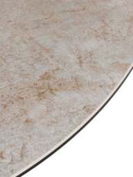 Barker and Stonehouse Cosmos Round Ceramic Coffee Table in White - thumbnail 3
