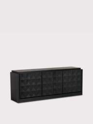 Barker and Stonehouse Tatton Oak Sideboard in Black - thumbnail 2