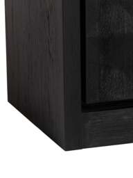 Barker and Stonehouse Tatton Oak Sideboard in Black - thumbnail 4