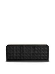 Barker and Stonehouse Tatton Oak Sideboard in Black - thumbnail 1