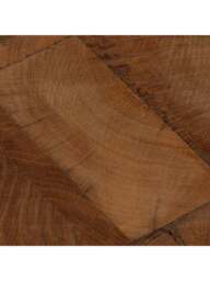 Barker and Stonehouse Knole Recycled Oak Stool in Brown - thumbnail 4