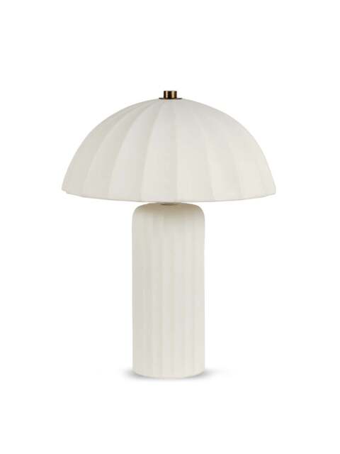 Heal's Hollis Porcelain Table Lamp /bronze in White - image 1