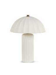 Heal's Hollis Porcelain Table Lamp /bronze in White - thumbnail 1