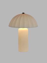 Heal's Hollis Porcelain Table Lamp /bronze in White - thumbnail 2