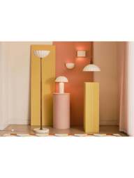 Heal's Hollis Porcelain Table Lamp /bronze in White - thumbnail 3