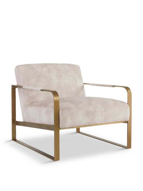 Barker and Stonehouse Tilda Fabric Club Armchair in Neutral - image 1