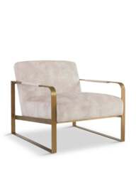 Barker and Stonehouse Tilda Fabric Club Armchair in Neutral - thumbnail 1
