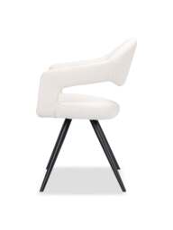 Barker and Stonehouse Boucle Dining Armchair (Set Of 2) in White - thumbnail 3