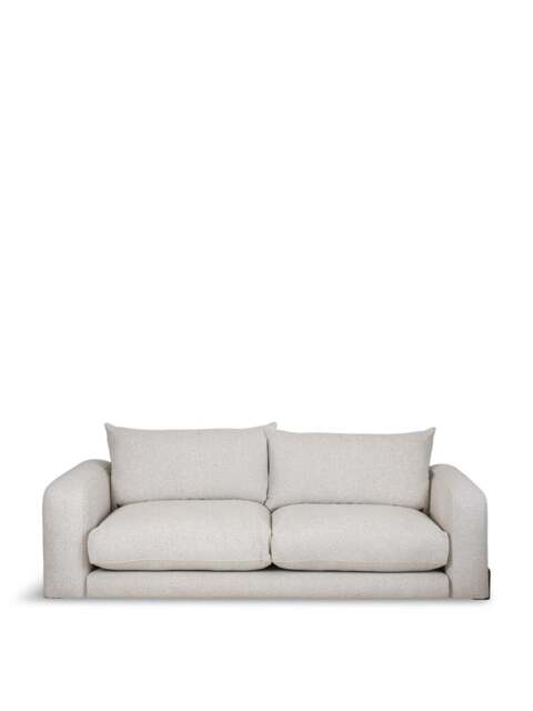 Heal's Heal’s Nuvola 4-Seater Sofa Chunky Bouclé Ecru in Cream, Size 234x104x87
