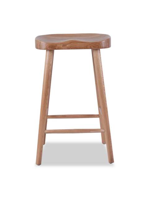 Barker and Stonehouse Colmar Ash Wood Counter Stool in Brown - image 1