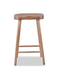 Barker and Stonehouse Colmar Ash Wood Counter Stool in Brown - thumbnail 1