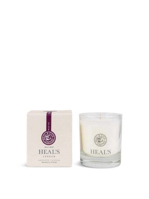 Heal's Wild Fig Scented Candle in White, Glass