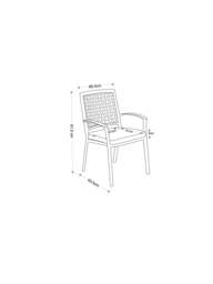 Hartman Avebury 6 Seat Oval Dining Set With Parasol & Base - thumbnail 5