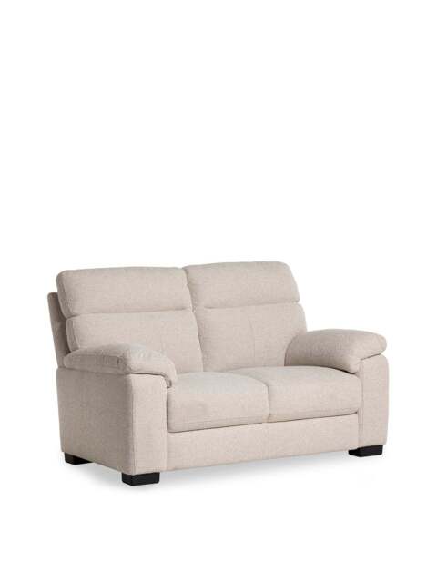 Barker and Stonehouse Clark Cream Fabric 2 Seater Sofa in Neutral - image 1