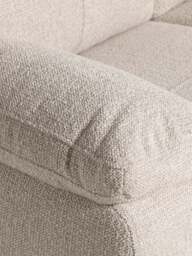 Barker and Stonehouse Clark Cream Fabric 2 Seater Sofa in Neutral - thumbnail 4