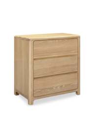 Barker and Stonehouse Hadrian Oak 3 Drawer Chest in Neutral