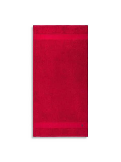Ralph Lauren Home Polo Player Bath Towel Red in Red 2000, Cotton - image 1