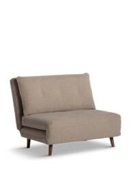 Barker and Stonehouse Ralf Beige Fabric Sofa Bed in Neutral - thumbnail 3