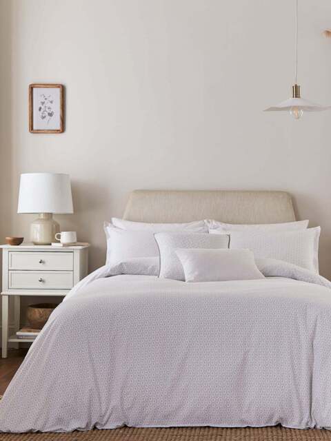 Murmur Florin Cover Set in Linen, Cotton/Linen, Size Double - image 1