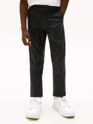Tommy Hilfiger 1985 Twill Regular Chinos in Black, Wood/Metal, Size 8 YEARS - thumbnail 3
